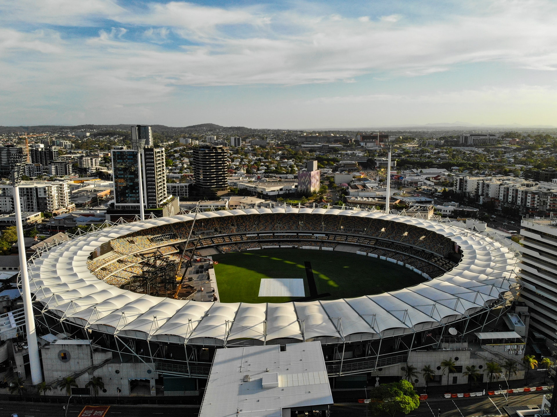 Gabba Stadium from above